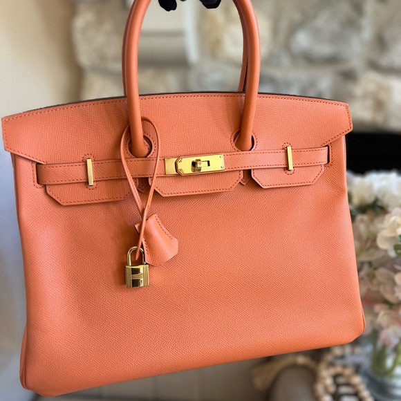 ❌SOLD❌Birkin 35 Mango on PHW
Epspm Leather Stamp P Square (2012) - Picture 6 of 16